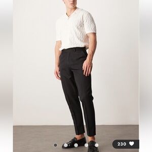 ASOS Men's Black Tailored Dress‎ Pants